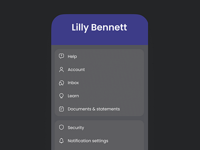 Daily UI #007: Settings dailyui