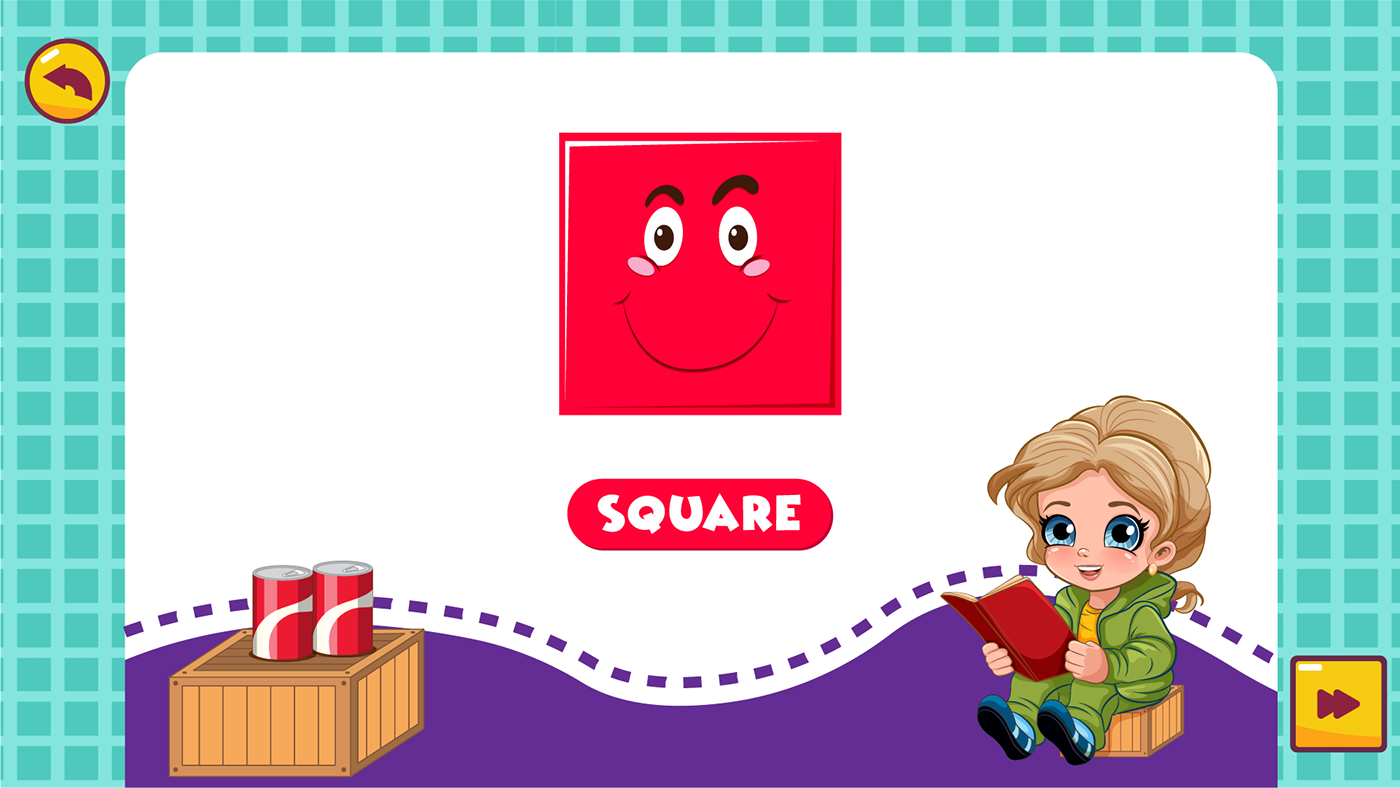 Example of Kids Game UI – Kids Learning App Design