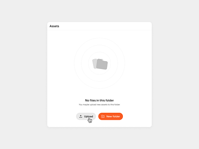 Empty state assets button component cta empty state figma illustration light mode minimalism modal product design settings ui user interface ux