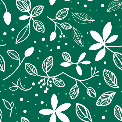 Mistletoe seamless pattern green mistletoe pattern seamless pattern