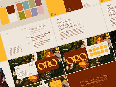 Oro Cafe Branding Healthy Coffee Shop Identity Design brand identity branding cafe branding coffee shop branding healthy food logo