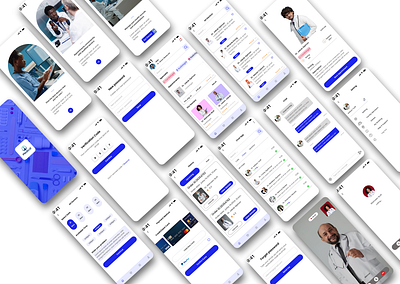 Doctor Appointment App UI product design ui ux