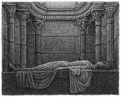 Tomb art artist artwork dark drawing hand drawn illustration ink morbid scary spooky