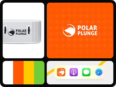 Polar Plunge Logotype brand strategy brand visual branding cold plunge colors design devices graphic design logo logo design typeface