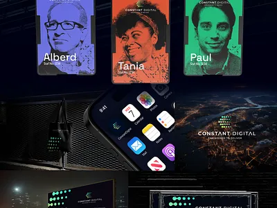 Constant Digital brand brand design branding design engineering gradient illustration logo logo design logodesign modern software tech technology ui userinterface