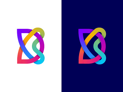 D loop logo branding colorful creative crypto d d logo d logo design d loop logo design letter logo logo logo d logo design logo inspiration loop logo minimalist modern modern d logo design modern logo tech