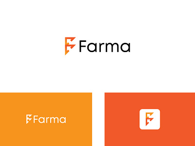 Farma logo design - Tech logo - Letter F logo abstract logo apps icon brand identity branding business corporate dribble graphic design initial logo letter f logo logo logo design logo mark logo trends logos modern modern logo monochrome logo organic tech logo