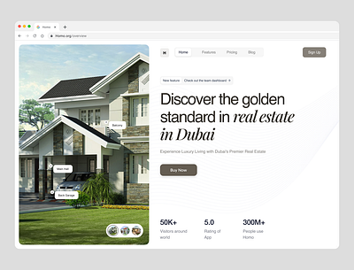 Property listing landing page design agent apartment app architecture building clean company home house mobile mobile responsive properties property real estate realestate responsive website ui