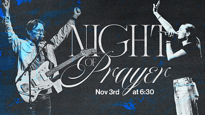 Night of Prayer + Worship branding christian church churchgraphics design faith god graphic design prayer worship