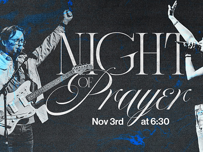 Night of Prayer + Worship branding christian church churchgraphics design faith god graphic design prayer worship