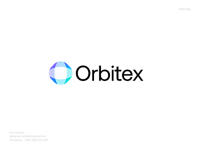 Orbitex - Logo Design, Logos app brand identity branding company corporate identity letter logo logo logo design logo designer logo icon logo mark logo symbol logodesign logos modern logo software tech technogies technology