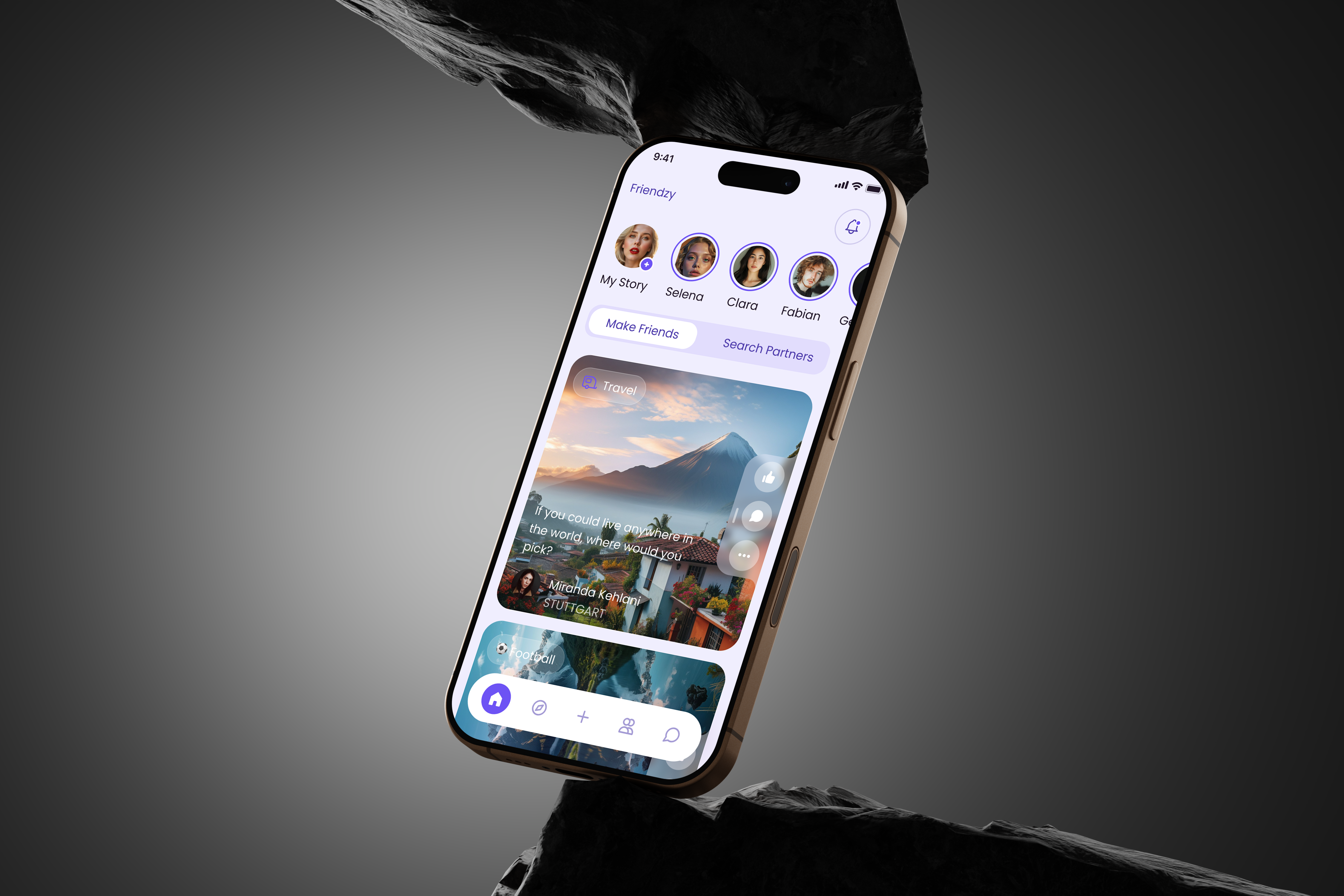 Dating App Design 3d animation branding datingapp graphic design logo love matchmaking mobileapp mobiledating motion graphics onlinedating relationships romance social socialapp swiperight ui