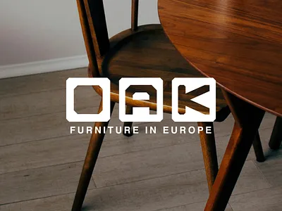 OAK - Furniture Logo and Brand Identity Design architecture brand identity branding chair furniture furniture branding furniture design home decor interior design logo real estate visual design visual furniture visual identity