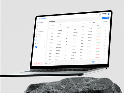 Travel Web Application - Orders List branding clean dashboar ui dashboard dashboard deisgn design list minimal order orderlist table table ui tour travel ui ui design uiux web web design webapplication