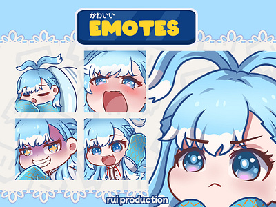 Emotes custom for vtuber chibi emotes twitch, Etc aqua chibi chibi emotes custom emotes design illustration kobo kobo chibi kobo emotes logo logodesign streamer twitch twitch emotes twitch logo twitch.tv vtuber youtube logo