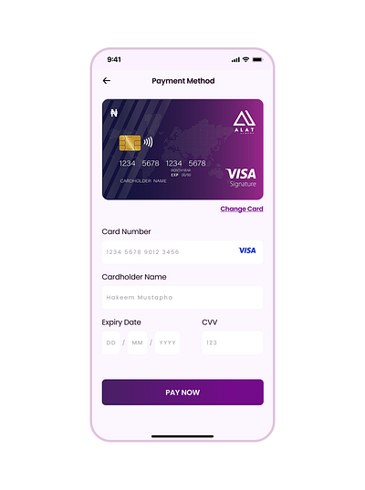 Creditcard Checkout dailyui design mobileui ui uiux design