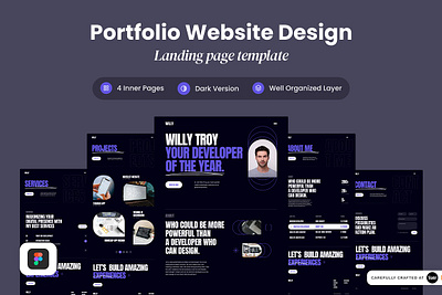 Portfolio Design Landing Page app landing page design kit landing page mobile apps mobile landing page portfolio design portfolio design app portfolio design landing page portfolio design web portfolio design website product landing saas landing startup landing page web design mockup website design website template