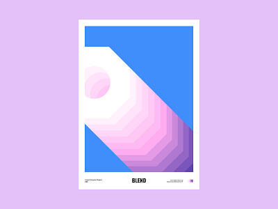 Lines & Layers: 05 blend branding design designerachit digital art editorial graphic design illustration pink poster design print design vector illustration