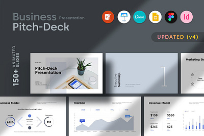 Business Pitch Deck PowerPoint biz plan biz plan pptx business growth business pitch deck powerpoint business ppt business presentation business report canva canva business plan canva presentation canva template creative templates marketing strategy minimal design minimal presentation pitch deck presentation startup success