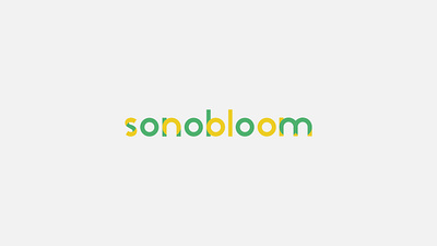 Sonobloom artistic direction branding design graphic design logo