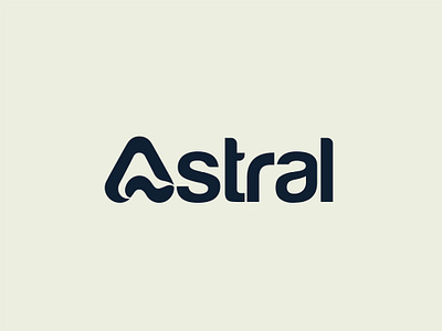 Astral Logo Design astral blockchain branding crypto defi for sale gradient hitech icon identity lettering logo pearl saas tech type typography unused web 3 wordmark