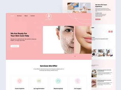 Beauty Salon graphic design logo ui