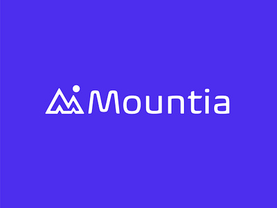 Mountia Logo Design brand brand design brand identity branding cloth logo custom logo logo design logo designer logo designs logo for sale logo inspiration logo mark m logo m mountain logo modern logo mountain logo saas saas logo sale tech logo