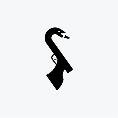 Gun Swan branding design graphic design logo logo design collab typography