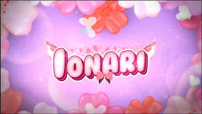 Logo + Intro For Streamer Ionari. animation branding logo