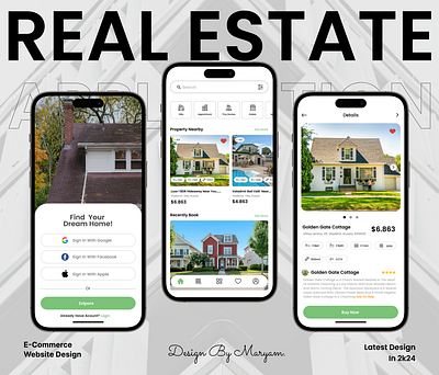 Real Estate App UI Design appdesignshowcase branding designinspiration digitaldesign graphic design interactive design mobileappdesign modernappdesign motion graphics propertyapp realestateappdesign realestateinnovation realestateuiux responsive design ui ui design tools and software uiuxdesign usercentereddesign