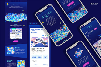 Web Design for FLAMo School branding colorful illustration playful responsive school sea ui ui design underwater vivid web web design wix studio