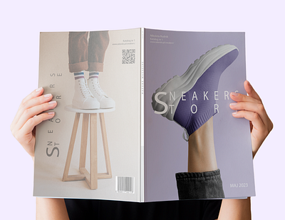 Sneakers Store branding catalog design digital design fashion design footwear graphic graphic design product catalog sneakerheads sneakerscatalog visualisation zalando