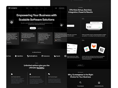 SaaS Landing Page - UI Exploration design landing page product design project saas ui ux web design website