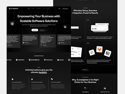 SaaS Landing Page - UI Exploration design landing page product design project saas ui ux web design website