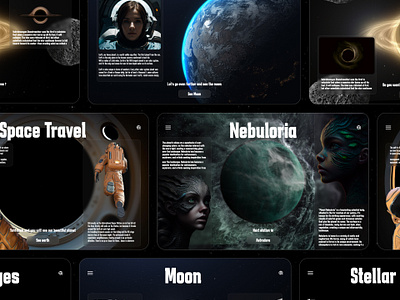 Stellar Voyages: Website Concept Case Study branding case study design logo ui ux website