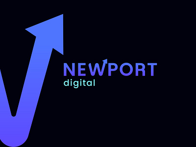 NEWPORT DIGITAL - MODERN ADVERTISEMENT AGENCY LOGO DESIGN high quality