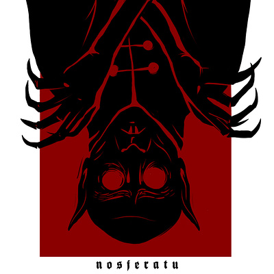 Nosferatu design digital illustration illustration nosferatu vampire