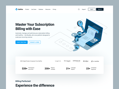 SubFlex SaaS animation app animation app uiux billing design illustration management platform motion graphics saas subscription ui ui animation uiux web ui