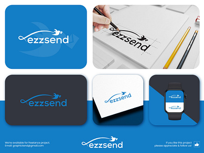 Ezz Send Logo Design Project branding branding identity design graphic design logo logo design logoinspiration logomaker logotype