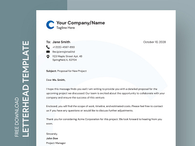 Simple Letterhead Free Google Docs Template company letterhead docs free google docs templates free template free template google docs google google docs google docs letterhead template letter head letterhead letterhead template letterheads simple letterhead template