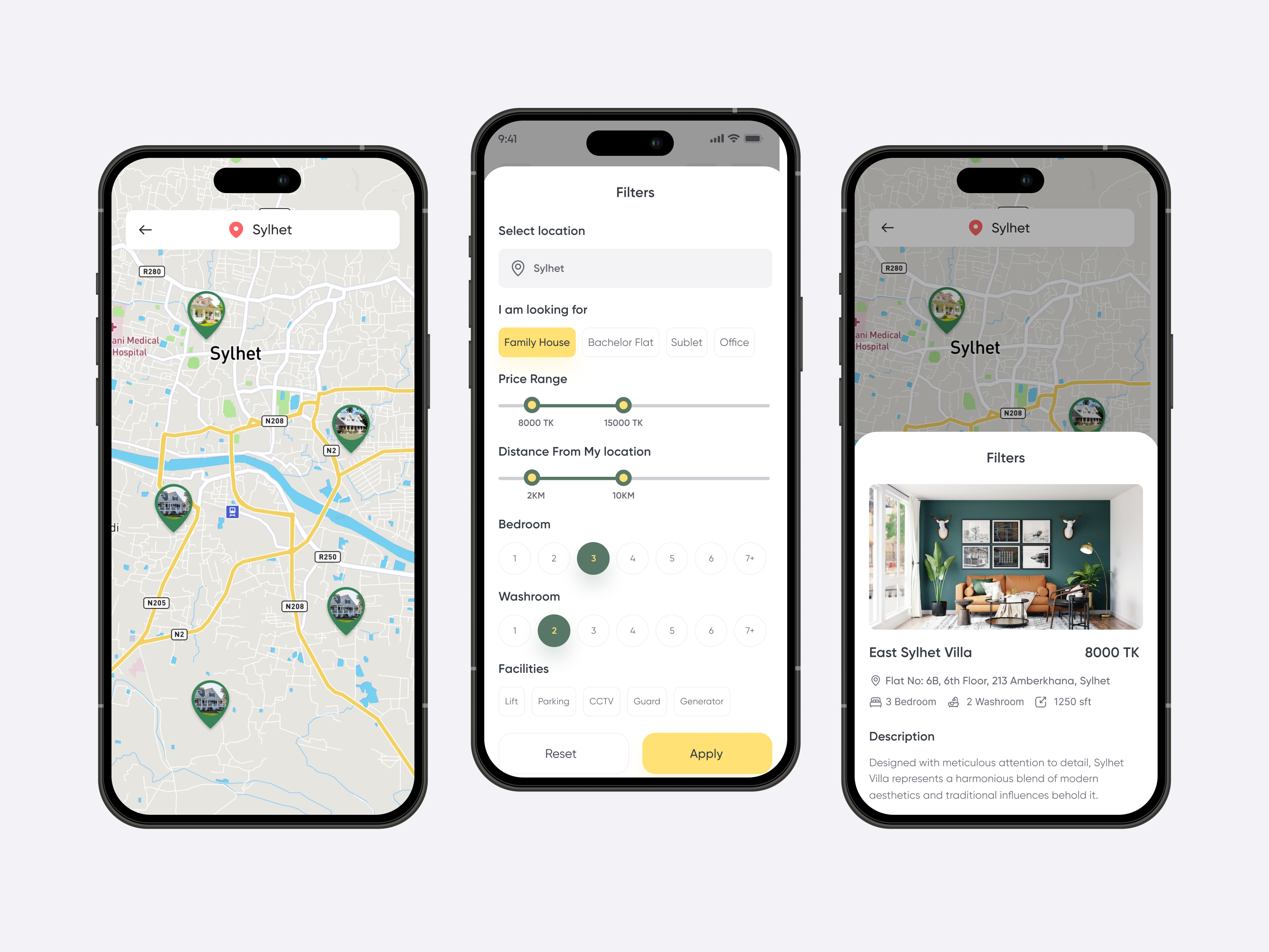 Rent Finder App UIUX Casestudy app app design casestudy clean concept design dipak deb nath dipakuiux home rent housing app mobile app mobile app design real estate rent finder rental app ui uiux user interface ux webdesign
