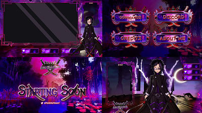 Intro and Overlay for streamer Madking Mura. animation graphic design logo motion graphics