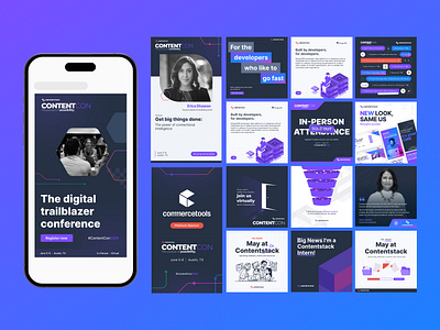 Contentstack Social Ad Design ad ad design ads creative agency design design agency design inspiration digital ad digital ad design digital ads digital design event design graphic design promotional design social ad design social ads visual design