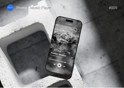 Daily UI #009: Music Player daily ui music player prompt ui