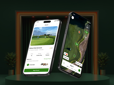 Spartann - Golf Academy Mobile App branding course dailyui design golf graphic design illustration training ui uidesign userinterface ux uxdesign