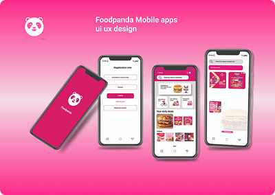 Food apps design branding graphic design logo design ui ui design