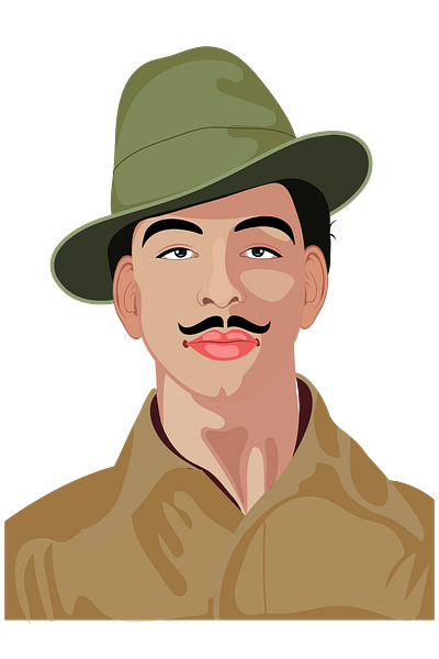 The Bhagat Singh Was An Indian Soldier bhagat singh design digitalportrait india india designer portrait portrait designer the portrait the soldier