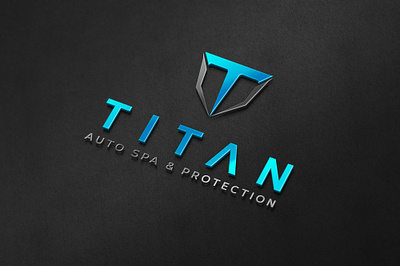 TITAN Auto Spa & Protection logo design auto automotive branding car clean creative graphic design illustration letter letter t logo logo design professional t logo typography vector