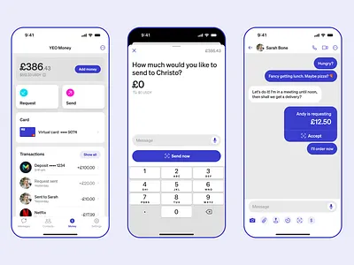 From secure messaging to digital payments app simple ui