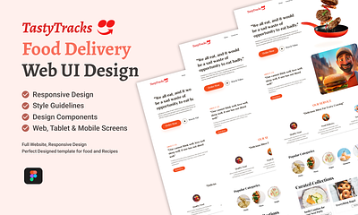 Food Delivery Website app design design food delivery app food delivery website graphic design landing page landing page deisgn responsive web design ui ui design ui ux design user experience design user interface design ux ux design web application design web design web ui design